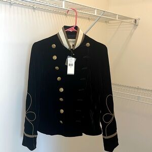 DENIM & SUPPLY BY RALPH LAUREN VELVET MILITARY JACKET, S, NWT!